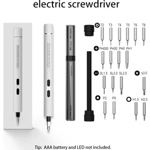 Mini Electric Power Screwdriver Cordless Magnetic Screw Driver Precision Hand Screwdriver Bit Set For Small Devices Repair Tools