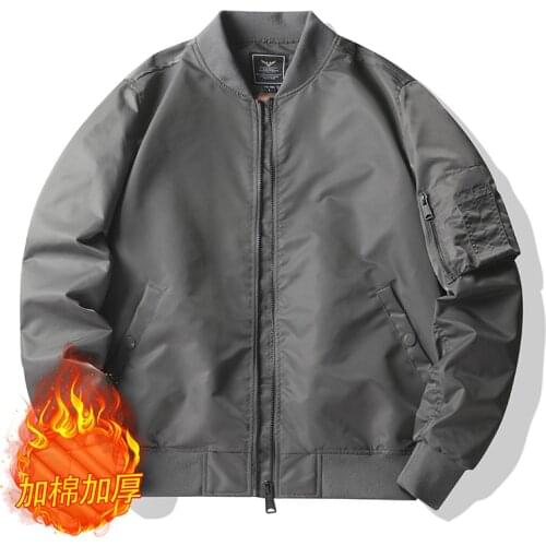 2021 Autumn Winter Thicken Military Jacket Men Flight Air Force Pilot Jackets Designer Cargo Coat Windbreaker Bomber Jacket