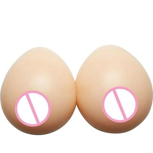 NEW Silicone Breast Forms Hot Sale 3200g Fake Boobs Drag Queen Transvestite Birthday Cosplay Unisex Gift