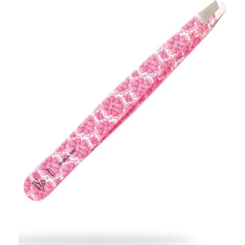 Slant tips Tweezers with Glitter - MADE IN ITALY (40412)