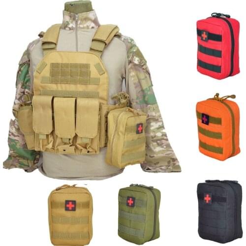 Camping Survival Pouch First Aid Kit Bag Molle Travel Military Hunting Medical Waist Pack Tactical Outdoor EMT Emergency Bag