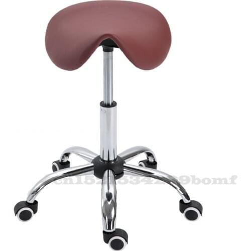 Barber Chair Rotating Lifting Saddle Chair Multifunctional Beauty Salon Nail Shop Technician Stool Ergonomics No Back Stool
