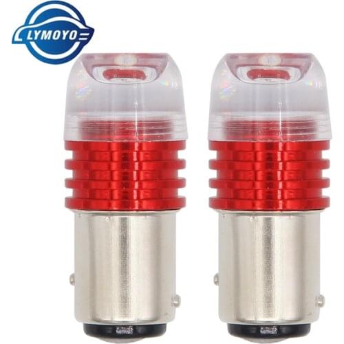 2pcs auto 1157 led BAY15D P21/5W t20 7443 strobe flash light brake blink light Lamp Bulb DC12 red white Auto Tail Stop Light