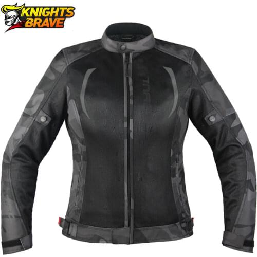 Women Motorcycle Jacket Summer Jaqueta Motoqueiro Breathable Mesh Motocross Chaqueta Moto Ladies Riding Motos Jackets