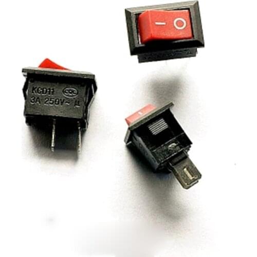 10pcs 3PIN ON/OFF Round small Rocker Switches 3A/250V wholesale