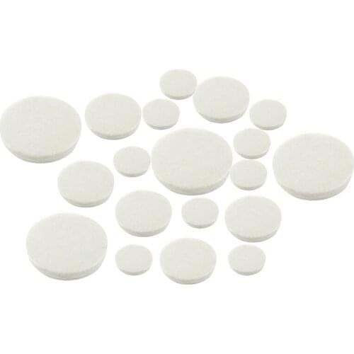 17pcs Clarinet Leather Pads Replacement for Exquisite Wind Instrument