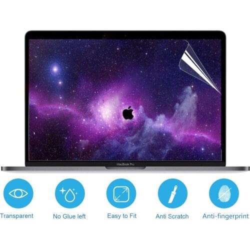2PCS For Apple Macbook Pro 15 2016 2018 Touch Bar A1990 A1707 Crystal Clear Lcd Screen Guard Film Screen Protector Hd