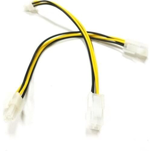 4P Extension Cord 4pin Male to Female Power Cable Cord Connector X50