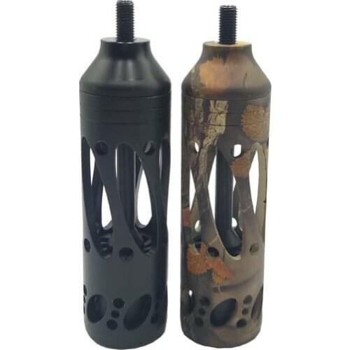 5 Inch Compound Bow Stabilizer CNC Aluminum Alloy Sliencer Reduce Vibration dampening technology Shooting