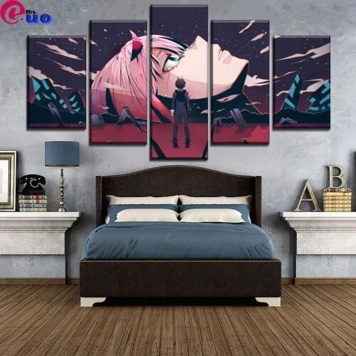 5d Diamond Painting Anime Boy 5 pieces Full Square Drill Home Decoration Diy Diamond Embroidery Sale Cartoon Handmade Craft