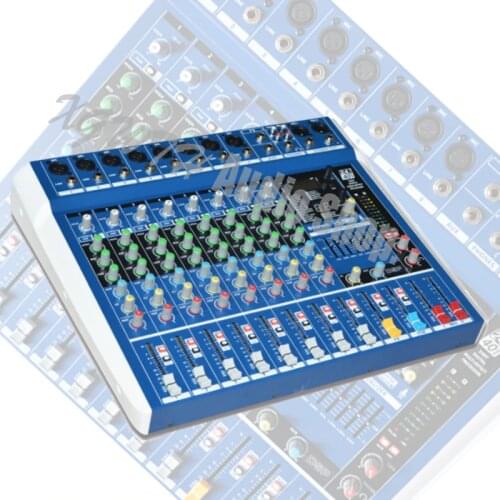 8 Channel Bluetooth Mixer 24-Bit DSP Digital Effect Sound Mixing Console Equipment USB 48V DJ Mixing Recording Studio Equipment