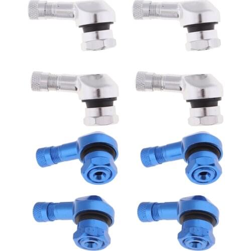 8x CNC Aluminum 11.3mm/0.44 inch Tire Tyre Valve Extension Rod Tube for Motorcycle