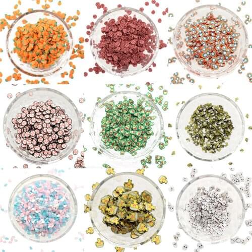 Avocado 10G/pack Mixed Soft Polymer Clay Ball DIY Phone Case Decoration Supply Handmade Accessories,10Yc20003