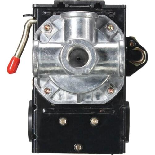 GTBL 90-120PSI Pressure Switch Control Valve Air Compressor 4 Port 26 AMP Heavy Duty Black