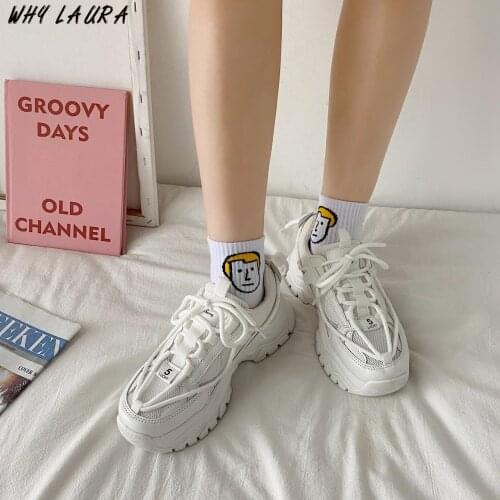 25/5000 Vulcanized shoes spring/summer 2021 sneaker fashion womens shoes comfortable shoes womens shoes size 40