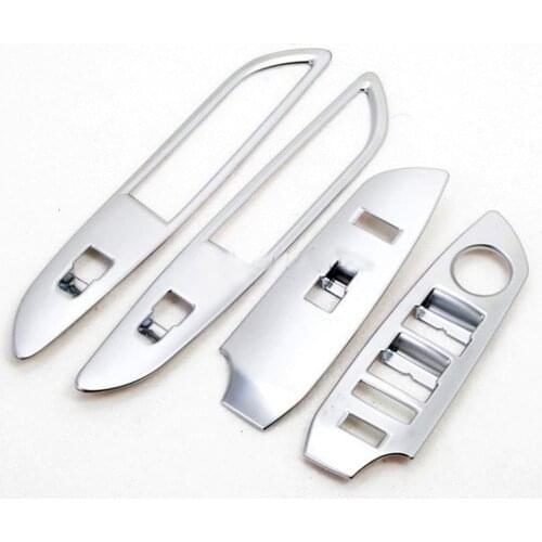 Chrome Interior door cover armrest trim 4pcs For Chevrolet TRAX 2013 - 2016