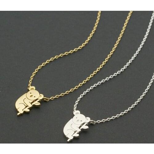 Daisies 10pcs--Hot! Simple Cute Koala Bear Charm Pendant Koala Baby Necklaces for Women Girl Statement Jewelry Wholesale
