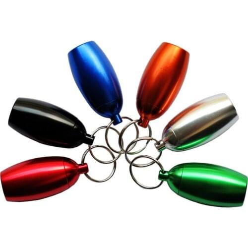 New Outdoor Bottle Sealed Cabin Small Oval Cartridge hiking gear keychain tool waterproof container edc swimming hydro flask