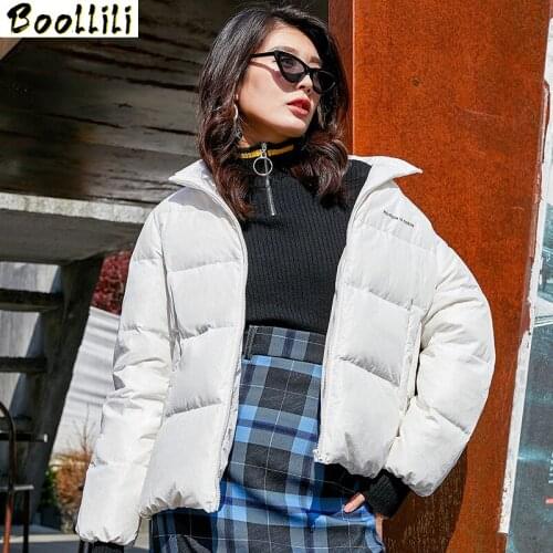Boollili 2020 New Autumn Winter Jacket Women 90% White Duck Down Jacket Women Down Coat Puffer Jacket Warm Parka