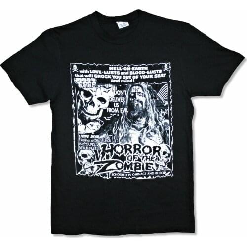 Rob Zombie Don't Deliver Us Horror 2016 Black T Shirt New Official Merch