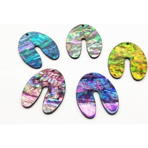 New Arrival! 39x32mm 30pcs Acrylic with Shell Charm for Handmade Earrings make DIY Parts,Jewelry Accessories Findings&Component