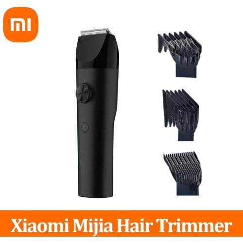 Original Xiaomi Mijia Hair Trimmer IPX7 Waterproof Professional Electrical Clipper Multi-layer Titanium-coated Ceramic Knife