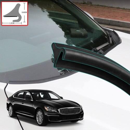 Fit For KIA K900 2017-2021 DIY Car Seal Strip Windshied Spoiler Filler Protect Edge Weatherstrip Strip Sticker Auto Accessories