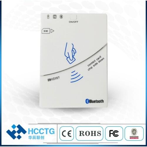 Portable Blutooth Contactless And Contact Card Reader With freely SDK MBR20