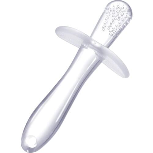 Safety Silicone Baby Teether Infant Molar Stick Toddler Teething Toys Child Chews Teether Toothbrush Dental Care Baby Care