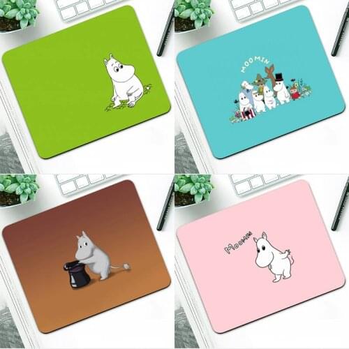 Zororong Cute Cartoon Hippo-Moomins Mouse Pad table Rug PC Laptop Computer IPAD Notebook Rubber Wholesale Mat