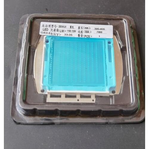 High Power LED Chip 45Mil 150W 200W 300W 500W UV Purple LED Ultraviolet Bulbs Lamp Chips 395nm 400nm LED Light