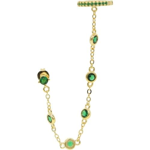 2019 earings long chain women fashion earing for womens dangling 1piece Punk Rock Style Young Gift Chain Tassel Earrings