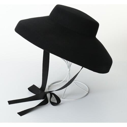 01809-hai8101 % wool fashion model Show style leisure lady fedoras cap women hat