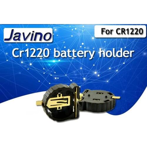 10PCS SMD SMT CR1220 CR1225 BS-1220-2 3V BUTTON CELL BATTERY SOCKET HOLDER CASE BOX