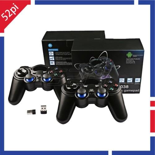 2Pcs/Set! 2.4G Wireless Gamepad Game Controller for PC, Raspberry Pi, RetroPie, Android Smart TV Box, Tablet PC, PS3, NESPi