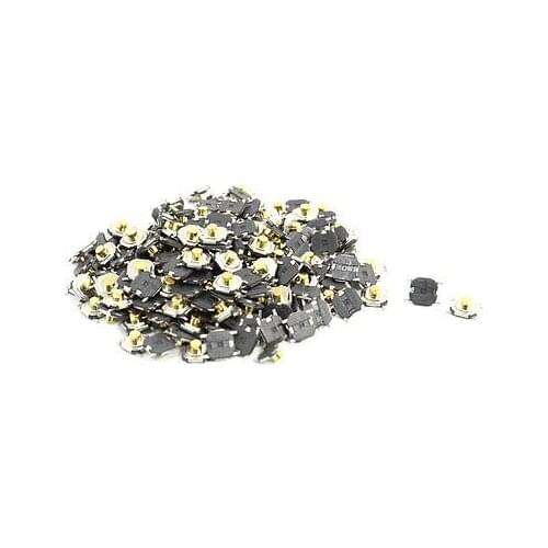 200pcs SMT Momentary Action 4 Pin Terminals Tactile Switches 4x4x2.5mm