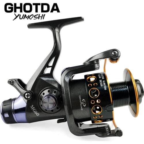 5.2:1/5.0:1 Double Brake Design Fishing Reel Carp Fishing Feeder Spinning Reel Spinning Wheel MG30/MG40/MG50/MG60