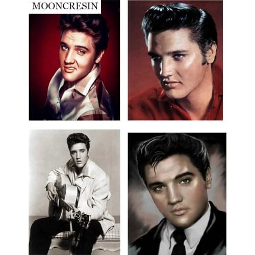 5D Diy Diamond Painting Full Square Elvis Presley Needlework Embroidery Diamond Mosaic Picture Cross Stitch Living Room Decor