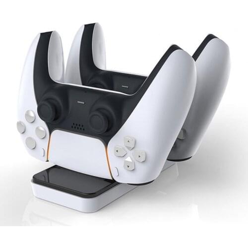 Mini Dual Ports Wireless Charging Dock Charge Station For PS5 Console Game Controller Accessory For PS5 Gamepad