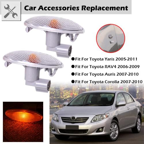 Car Front Fender Lights Side Marker Lamp Turn Signal Assembly Fit For Toyota Corolla Camry Yaris RAV4 Car Accessories