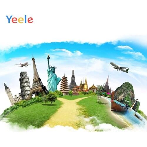 Earth World Travel Plane Baby Portrait Photography Backdrops Photographic Background For Photo Studio Photophone Photozone Shoot