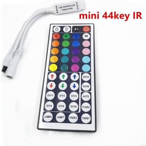 Led Controller LED IR RGB Controler LED Lights Controller IR Remote Dimmer DC12V For RGB 3528 5050 LED Strip