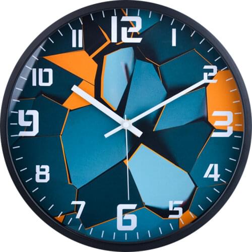 Living Room Metal Wall Clock Large Modern Minimalist Atmosphere Wall Watch Mechanism Bedroom Silent Wallclock Reloj Decor SC388