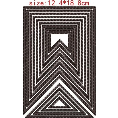 Sirius Flag label Metal Cutting Dies and Stencil Template for DIY Scrapbooking Photo Album Embossing Decorative Cards