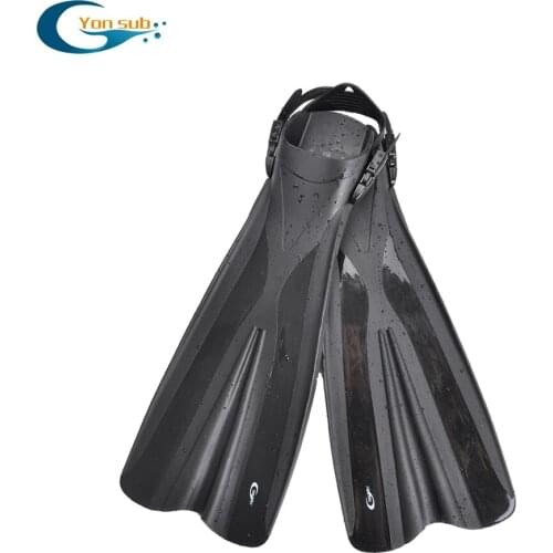 Professional Adult Long Flippers Scuba Diving Fins Swimming Snorkeling Adjustable Open Heel Flexible Comfort Underwater Hunting