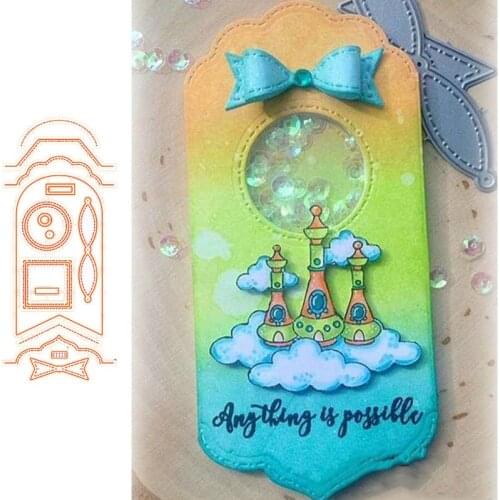 Shaker Tag Label Metal Cutting Dies Stencils for DIY Scrapbooking Album Stamp Paper Card Embossing New 2019 Die Cut