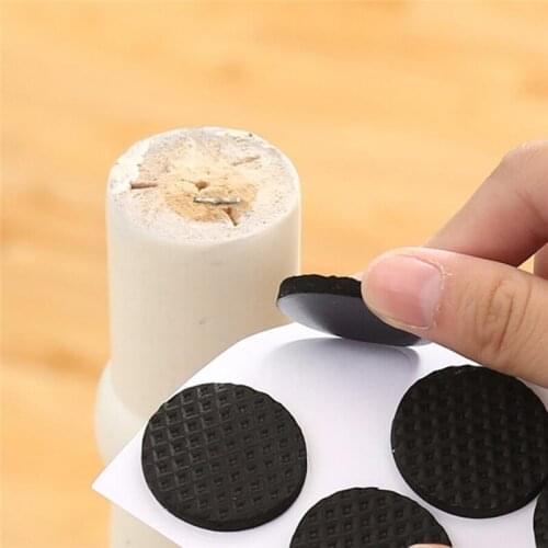 1 Set Furniture Table Leg Guards Square Bottom Non Slip Cushion Rubber Feet Practical Household Safety Products