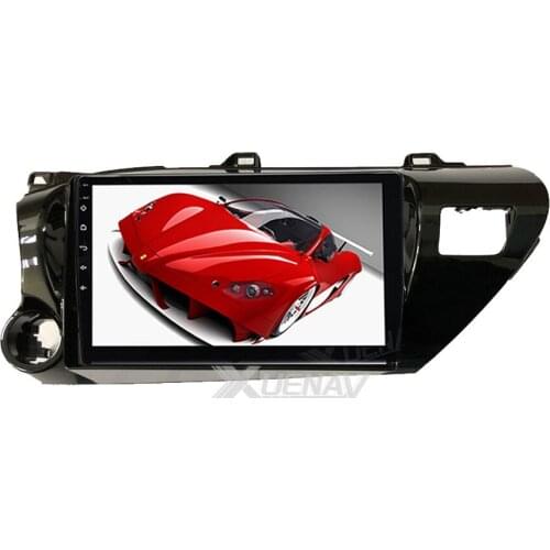 10 Inch Panel Dash Mount Installation 2 Din DVD Frame Trim Kit car radio Frame For Toyota Hilux-Leftide 2017 Left Wheel