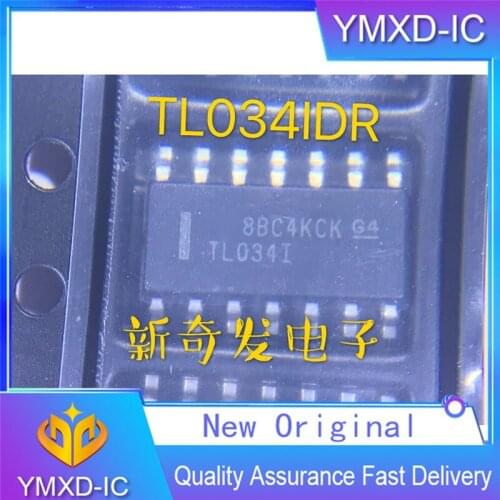 10Pcs/Lot New Original Tl034idr Tl034i Tl034c Sop14 Foot Operational Amplifier Chip IC Sticker
