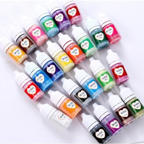 5ml UV Resin Epoxy Shiny Glitter Pearl Powder Pigment DIY Craft Accessories Jewelry Tool